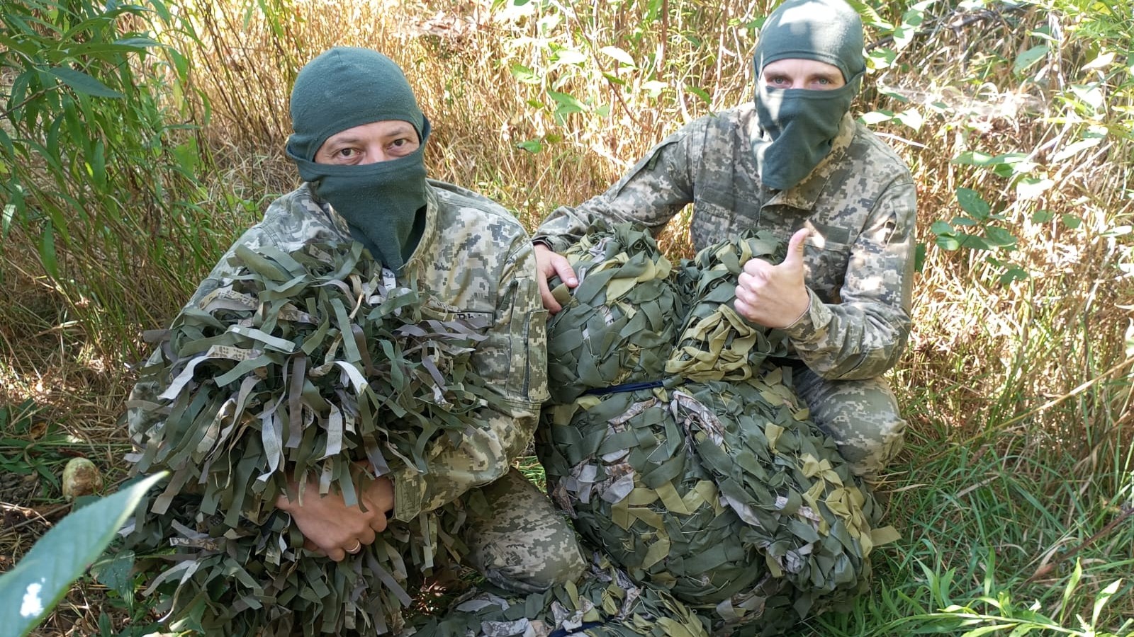 Маскувальні сітки - для підрозділу наземних дронів 